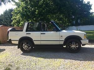 Rare custom convertible 03 land rover discovery se outstanding looking truck