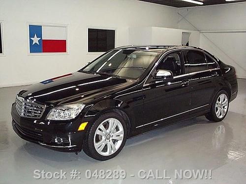 2009 mercedes-benz c300 lux 4matic awd p1 sunroof 50k!! texas direct auto