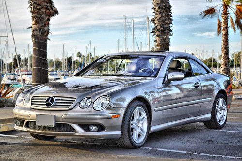 2004 mercedes benz cl55 amg beautiful rare pewter color! 63k miles! clean title!
