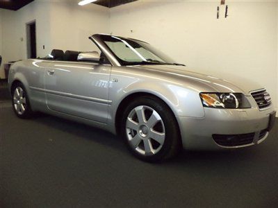 2005(05)audi a4 cabriolet quattro 3.0l htd lthr pwr seats fully loaded only 59k!