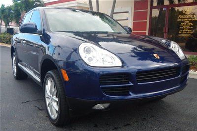 Florida new porsche trade in, 2004 cayenne "s", perfect carfax, extra clean,