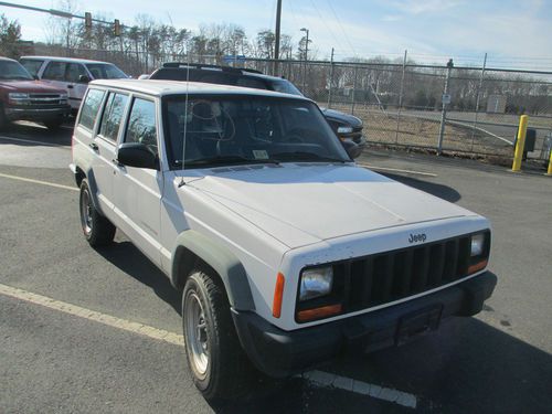 1998 jeep cherokee 4 wheel drive- ex municipal government surplus-virginia