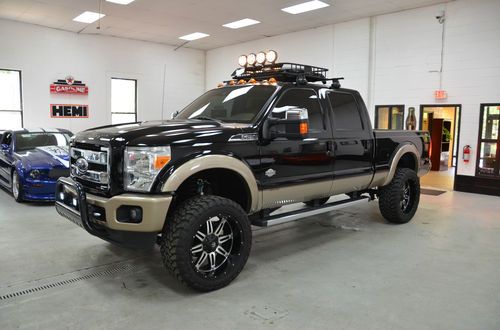 Lifted powerstroke diesel 2012 ford f250 super duty king ranch crew cab 4wd!!!!!
