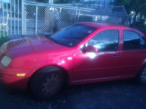 2002 vw jetta red in great condition no reserve