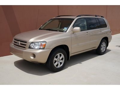 04 toyota highlander v6 4wd 3rd row roof rack carfax &amp; autocheck cert must see!