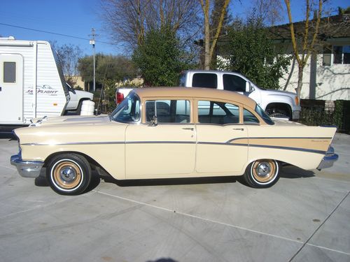 1957 chevy 210 edition, 283 v8, powerglide 2 speed auto trans, 88k orig miles!!!