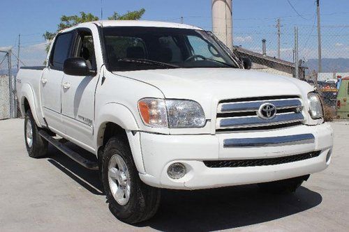 2005 toyota tundra sr5 double cab 4wd damaged salvage runs! priced to sell l@@k!
