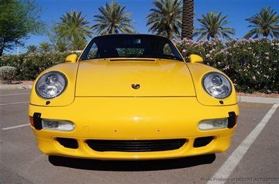 1997 porsche 911 twin turbo,only 8k miles,993,speed yellow,outstanding car!!!!!!