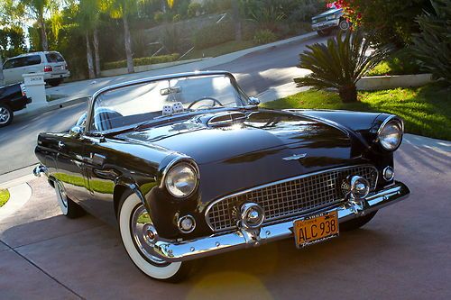 1956 ford thunderbird - fully restored - 2 tops - 50 high quality photos