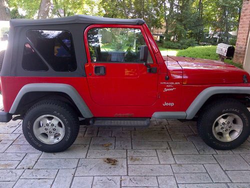 2000 jeep wrangler sport utility 2-door 4.0l