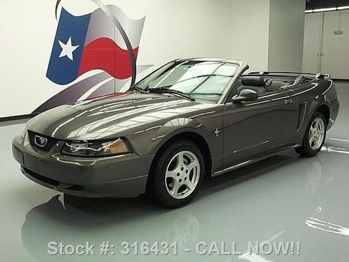 2003 ford mustang deluxe pony convertible leather 59k texas direct auto
