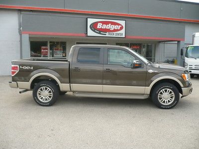 King ranch very clean fully loaded 4x4 ford leather red interior pickup