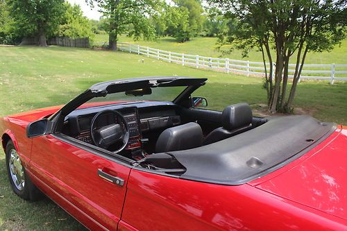 1993 red cadillac allante convertible 2-door 4.6 l northstar dohc v8