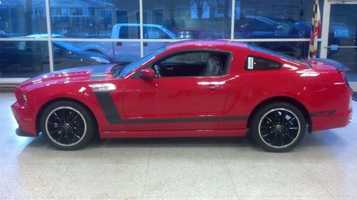 2013 ford mustang boss 302 race red