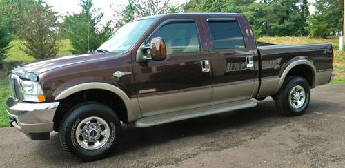 Only 33,500 miles - 2004 ford f-250 super duty king ranch, 6.0 diesel, crew cab