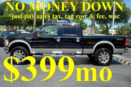 Florida n/c trade, clean carfax, extra clean, superduty 4x4 lariat, sunroof