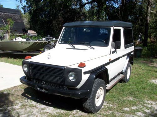 1984 mercedes benz g wagon diesel convertible with hard top