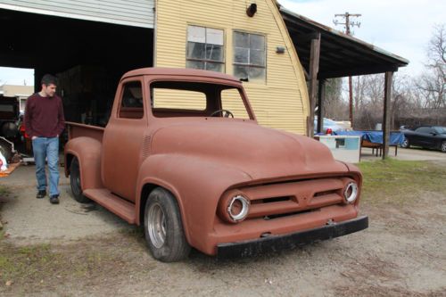 1953 ford f-100 pick up - hot rod -  project truck f100 roller, ifs, 9 inch rear