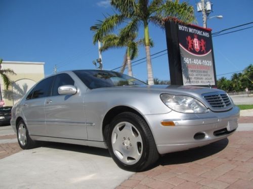 01 brilliant silver s 600 v-12 -navigation  -heated/cooled front+rear seats