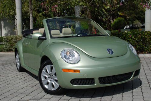 2008 light green new beetle s convertible 2.5l 5-cyl. 6-speed automati
