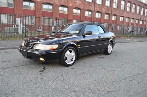 1996 saab 900 se convertible-2.0l 4cyl turbo-leather-clean-no reserve auction!