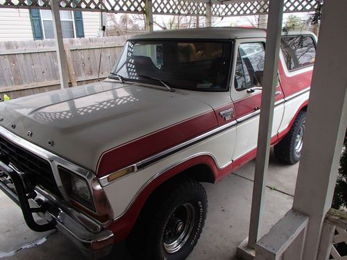 1979 ford bronco ranger xlt sport utility 2-door 5.8l - no reserve!!