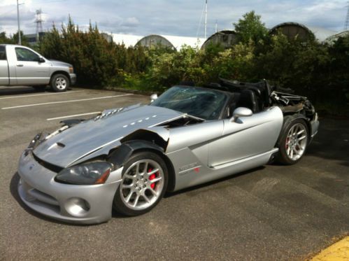 2003 dodge viper salvage project hot rod running chassis engine