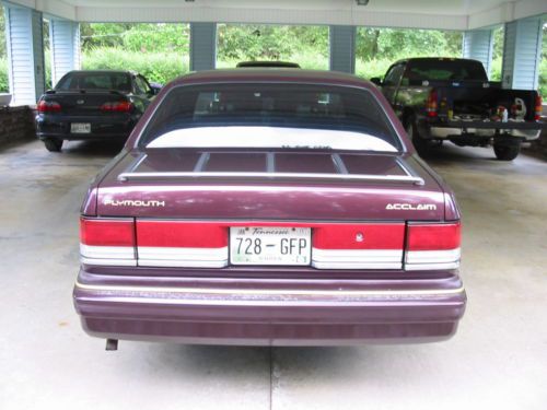 1994 plymouth acclaim base sedan 4-door 2.5l