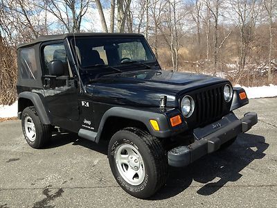 2003 jeep wrangler x edition 6cyl in exceptional condition in&amp;out-nr.bestofyear!