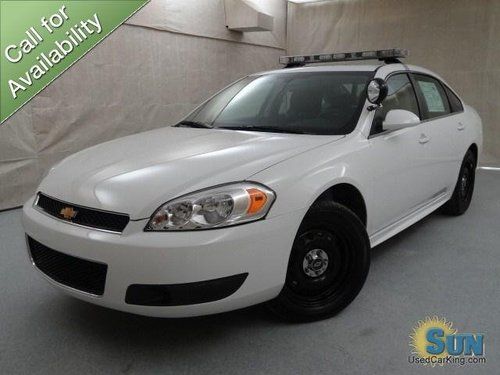 2012 chevy impala police factory demonstrator-full police pkg-loaded w/options
