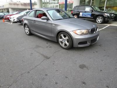 09 bmw 135i coupe power glass moonroof/premium package/leather seats/18" alloys