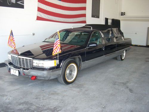 1995 custom cadillac fleetwood open convertible limousine