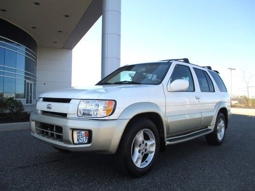 2001 infiniti qx4 4wd navigation white fully loaded 1 owner