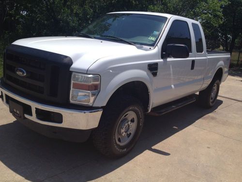 2008 ford f-250 super duty xl extended cab pickup 4-door 5.4l 4x4 clean strong