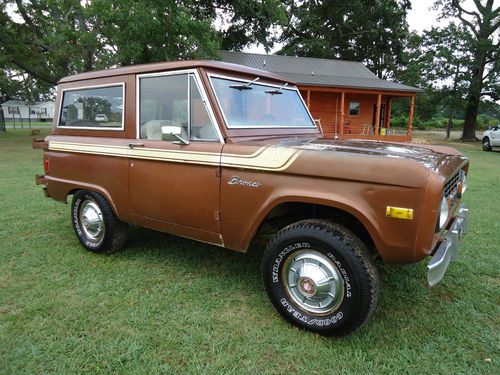 1977 ford bronco one owner! uncut! all original look!