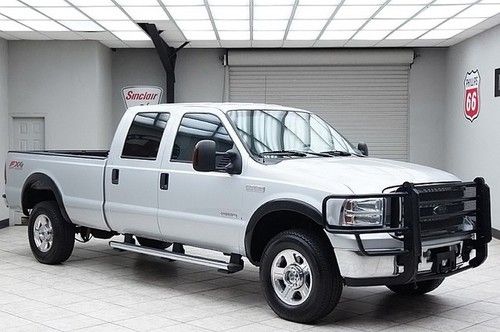 2005 ford f350 diesel 4x4 srw long bed crew cab leather powerstroke texas truck