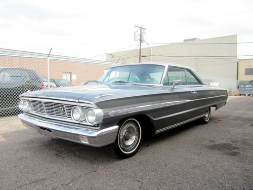 1964 ford galaxie 2 door 500 fastback! a/c! completely restored! 352 v8! rare!