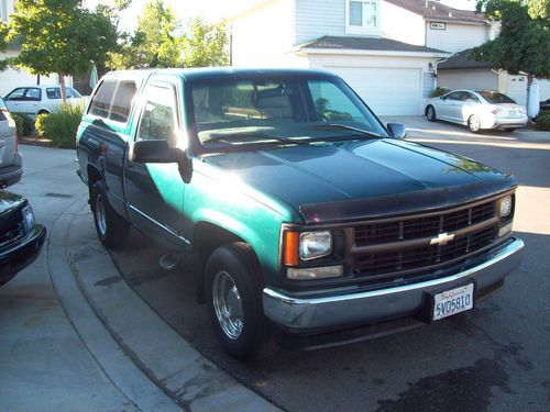 1997 chevy c1500 pickup truck single cab short bed