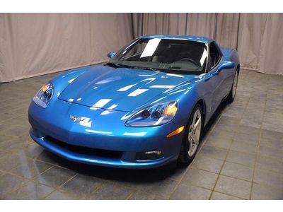 2008 corvette coupe 6.2l low miles one owner clean car high performance 6 speed
