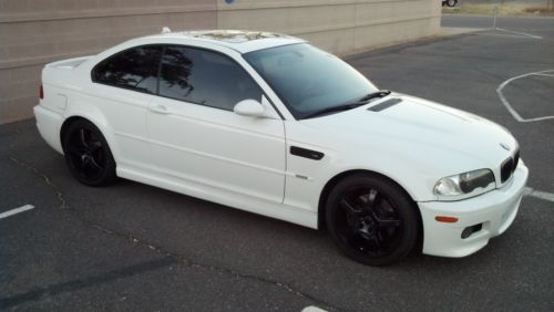 2005 bmw m3 coupe 6 speed.. project car, runs great.. no reserve $1