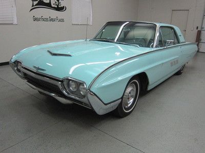 1963 ford "t-bird" 2 dr. hard top w/ 390 v-8 / automatic trans.- orig. doc's !!