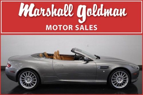 2008 aston martin db9 convertible tungsten silver with sandstorm only 9900 miles