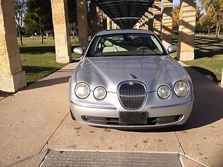 2005 jaguar s type 3.0  silver !one owner clean carfax,great service history