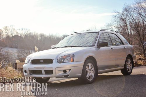 2005 impreza rs, 58,329 miles, full-time symmetrical awd, side curtain airbags