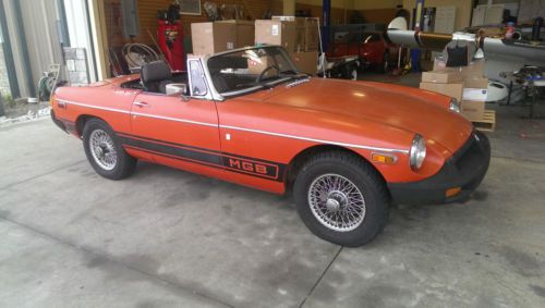 1978 mgb roadster no reserve auction