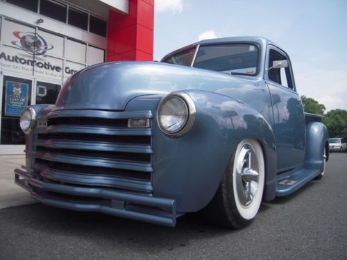 53 chevy custom 3100 pickup air suspension loaded
