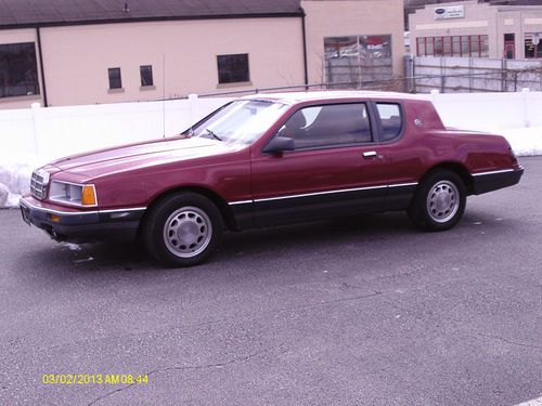 1986 mercury cougar xr7 with fuel injected turbo engine