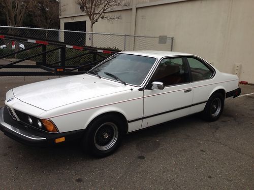 1982 bmw 633 csi coupe 37k miles california car must see! look at pictures!!!