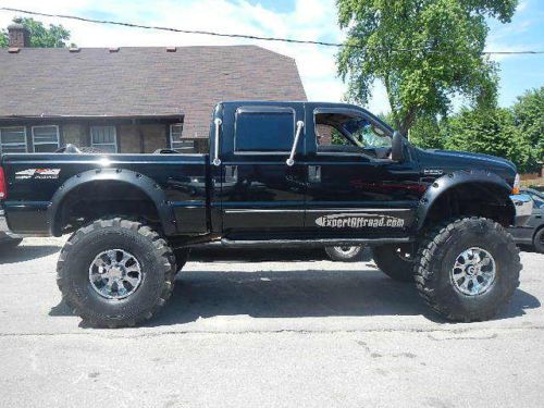 1999 ford f-250 monster truck! 77k miles leather tinted windows, 50&#034; tires!