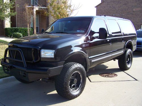 *** 2004 ford excursion limited 4x4 6.0l diesel ***  custom, lifted, big exhaust